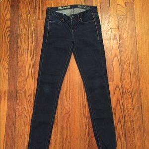 MADEWELL Dark Wash Skinny Skinny Jeans 26 x 32